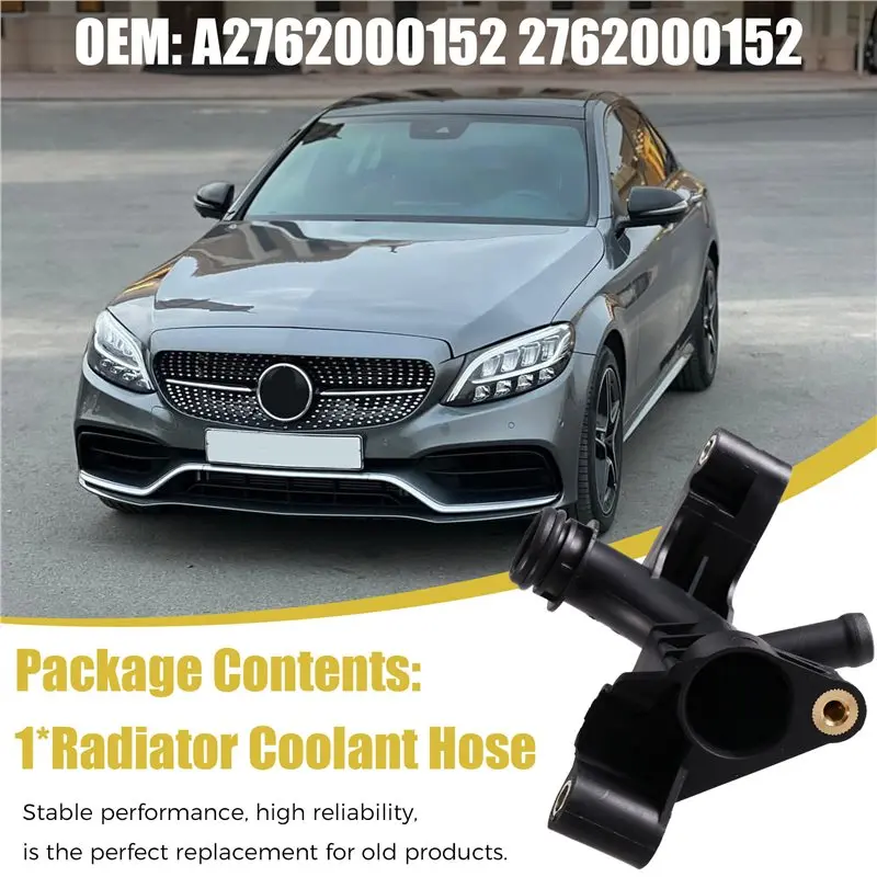 ABJI-For Mercedes Benz X218 C218 A207 C207 X166 W166 Compatible Radiator Coolant Hose Water Pipe- A2762000152 2762000152