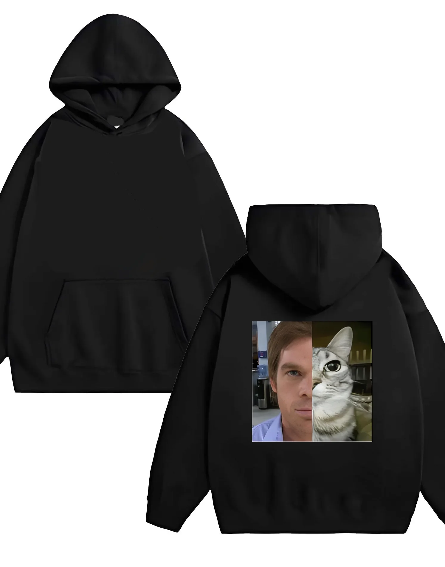 

2025 новая модная и модная толстовка с принтом аватаря повседневная и свободная, толстая 330 г, удобная для мужчин и женщин.