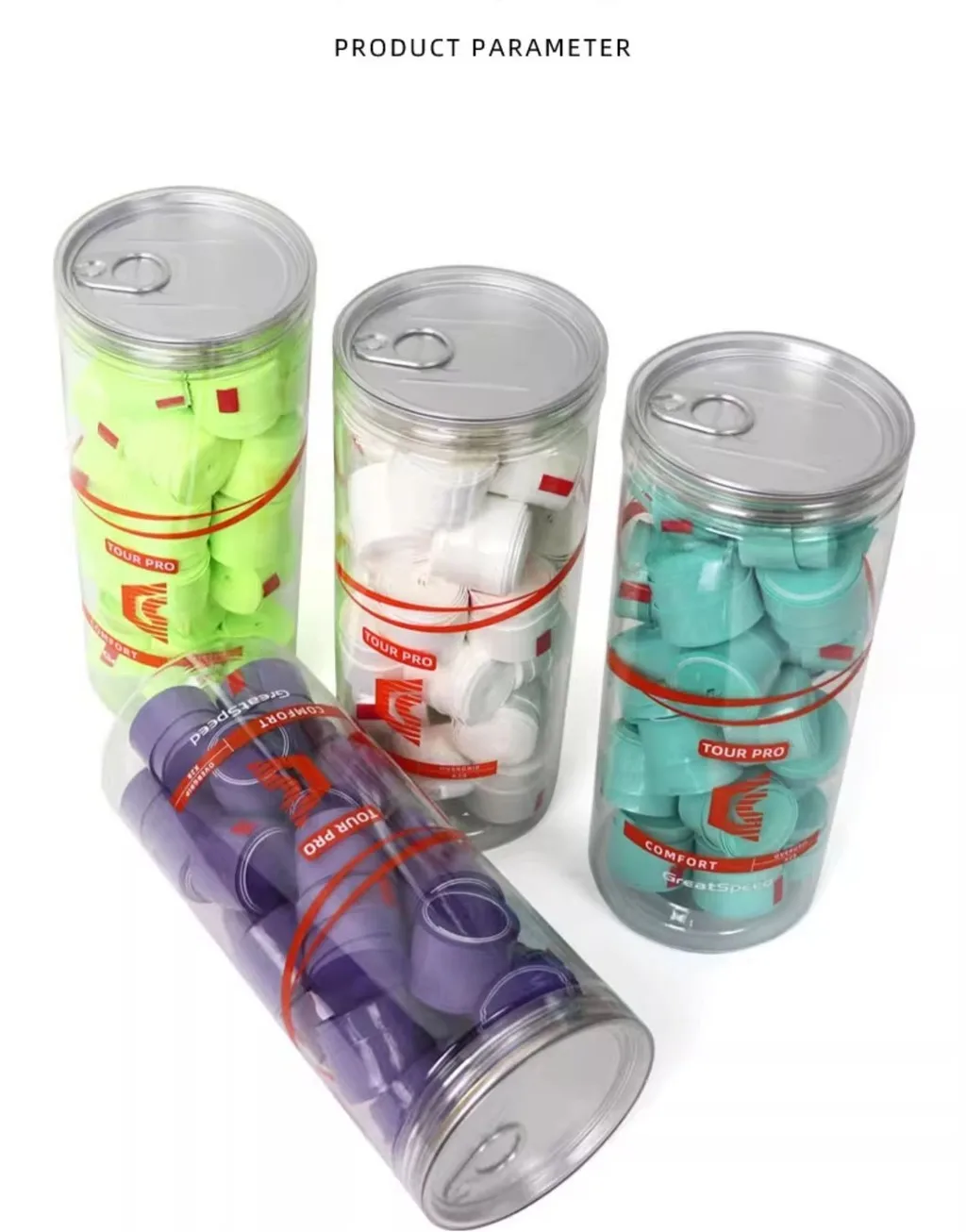 28 قطعة شريط قبضة المضرب، بولي يوريثان فائق اللصق، كبير الحجم لمضرب كرة الريشة للتنس، مجداف كرة البيسبول، مقبض رقيق ماص للعرق وسهل #2