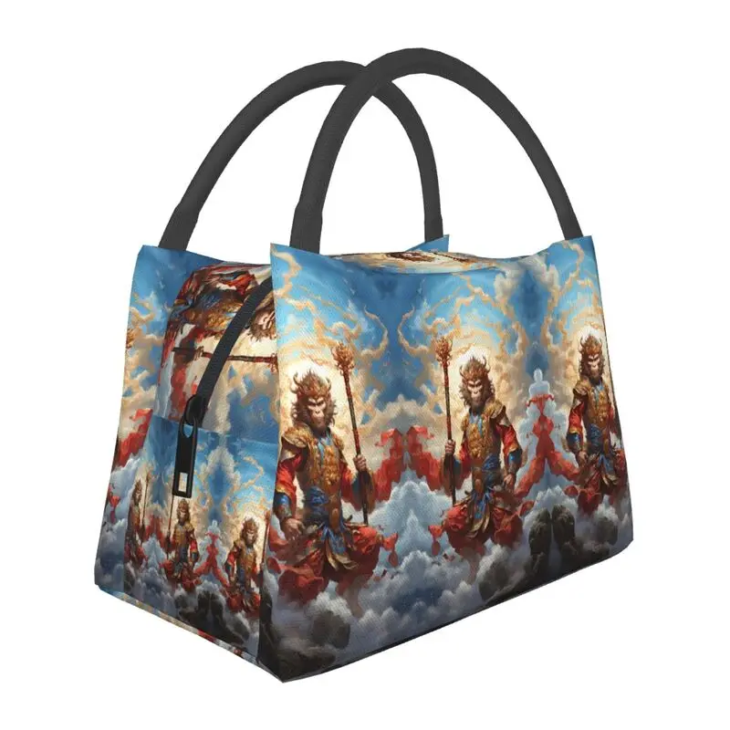 Custom Black Myth Wukong Insulated Lunch Bag for School Office Leakproof Thermal Cooler Lunch Box Women