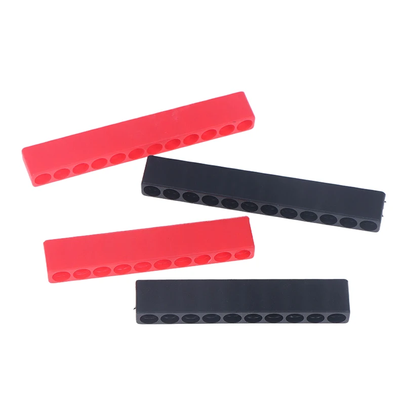 4Pcs 10/12 Holes Screwdriver Bit Holder Soft Rubber Organizer 1/4 Inch Hex Screwdriver Head Drill Bit Stand Case Power Tool