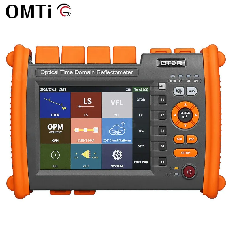 5280 Multifunctional Optical Time Domain Reflectometer Fiber Tester 1310Nm/1550Nm 120KM 32/30Db OTDR With Event Map OPM VFL