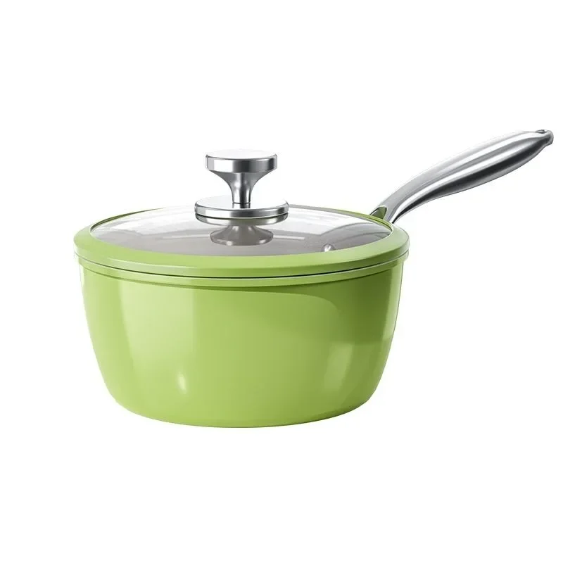 

Soup Pots Ceramic Non-stick Milk Noodles Pan Frying Children's Multifunctional Complementary Food Pan Home Kitchen Accessories