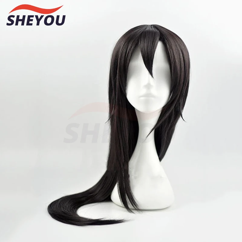 Sword Art Online GGO Kirigaya Kazuto Kirito 100cm Long Chocolate Color Heat Resistant Cosplay Costume Wig