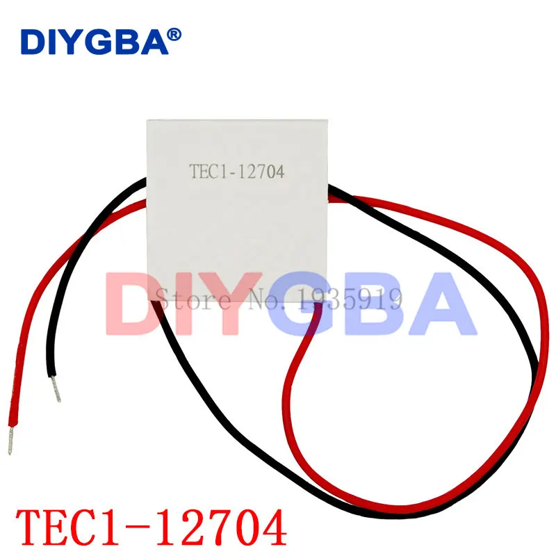 TEC1-12704 TEC 12704 40*40 Heatsink Thermoelectric Cooler Cooling Peltier Plate Module 12V Peltier Element Module