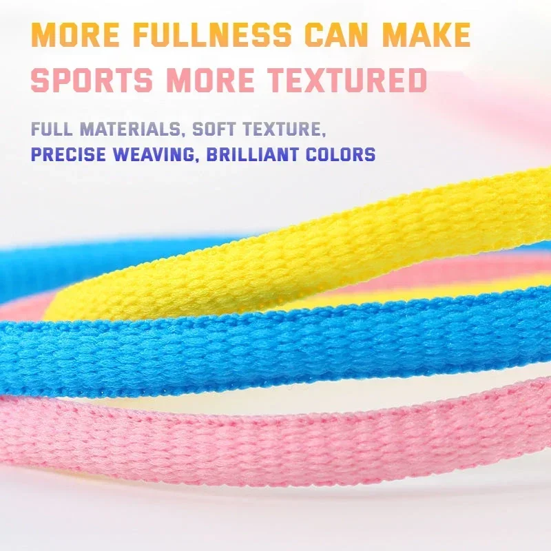 Athletic Strap Flat round Shoelaces for Sneakers Rubber Shoelaces Bands 100cm/120cm/140cm/160cm/180cm Shoe Laces Accessories