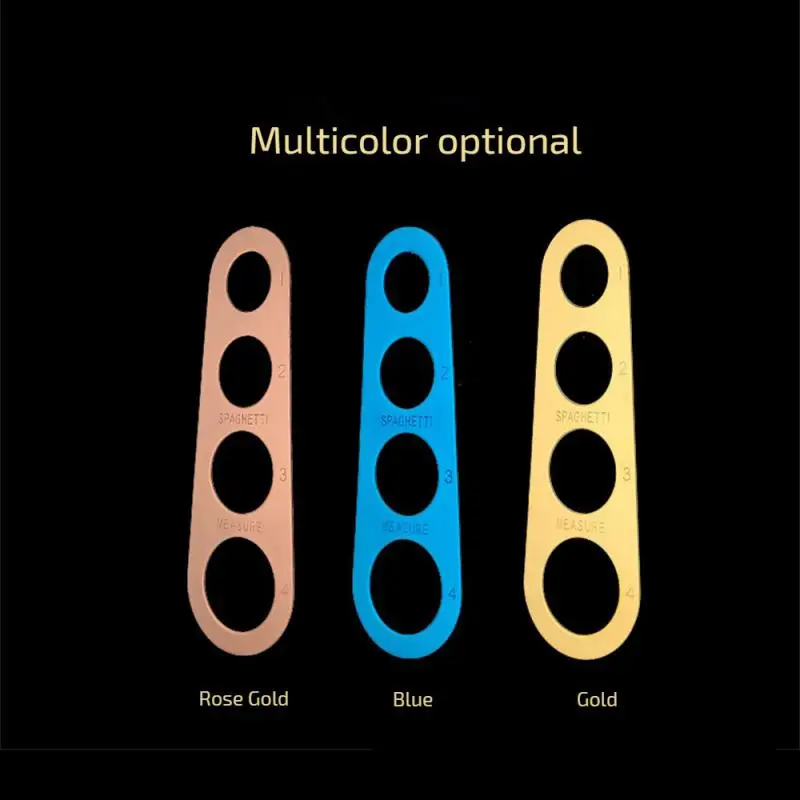 1/3/4/5pcs Stainless Steel Spaghetti Measurer Pasta Noodle Measure Cook Kitchen Cake Ruler Free Measuring Kitchen Tools Gadgets
