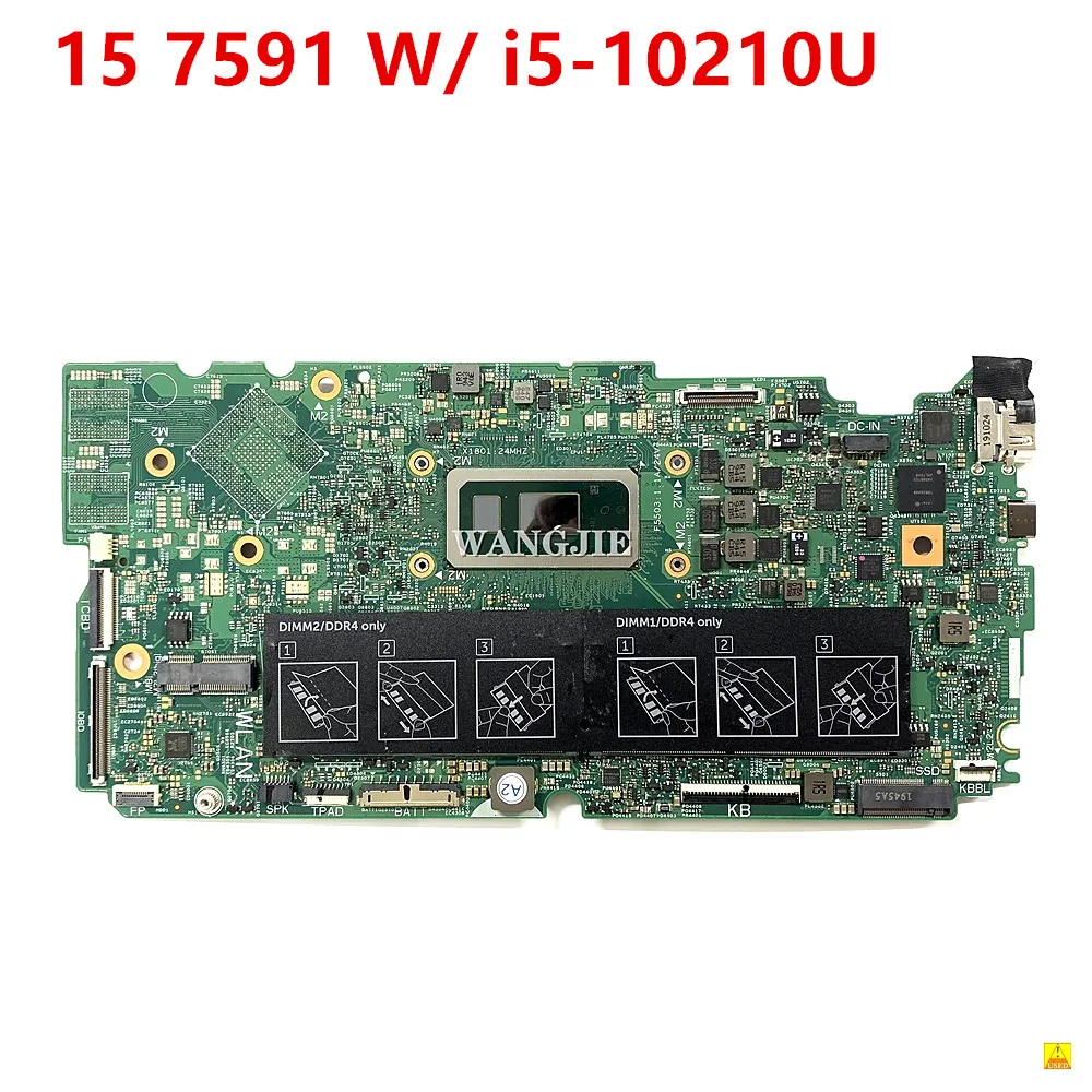 18806-1 Sử Dụng CN-0D0JY6 0D0JY6 D0JY6 Dành Cho Laptop Dell Inspiron 15 7591 Bo Mạch Chủ SRGKZ I5-10210U Mainboard 100% Thử Nghiệm Làm Việc