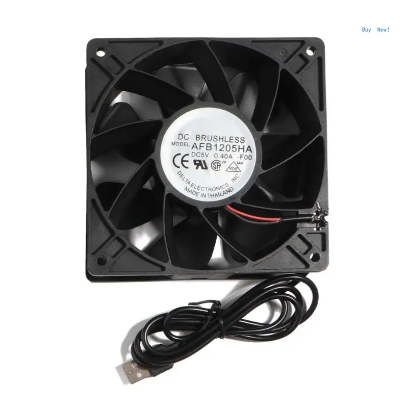 CPU Cooling Fan 120x120mm PC Server- USB CPU Cooler Radiator CPU Cooling Fan Replacement