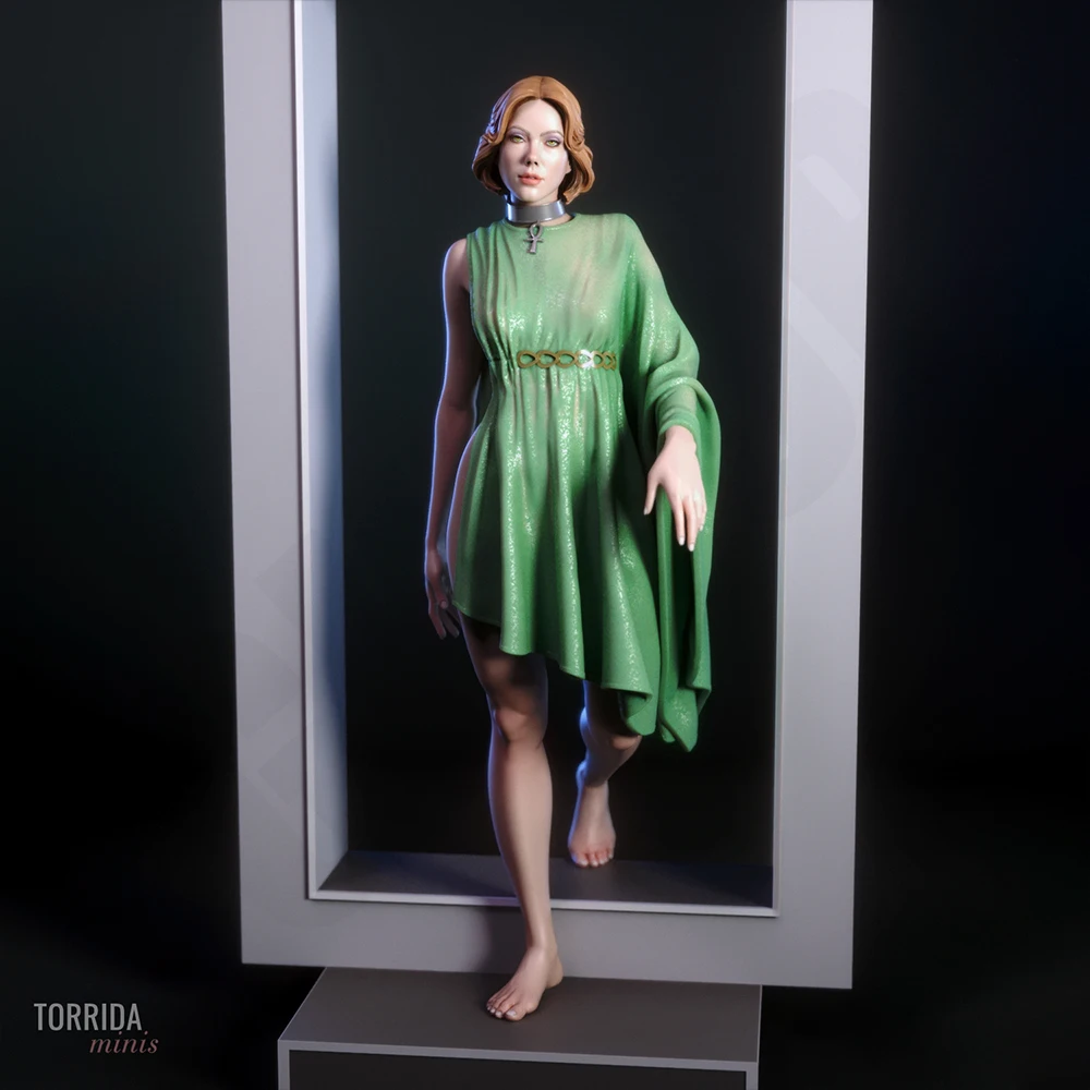 

1/24 3d Printing Model Kit Sexy Lady Torrida Minis Jessica Anime Figure Model Kit DIY Miniature Reduction Statue Unpainted Toys