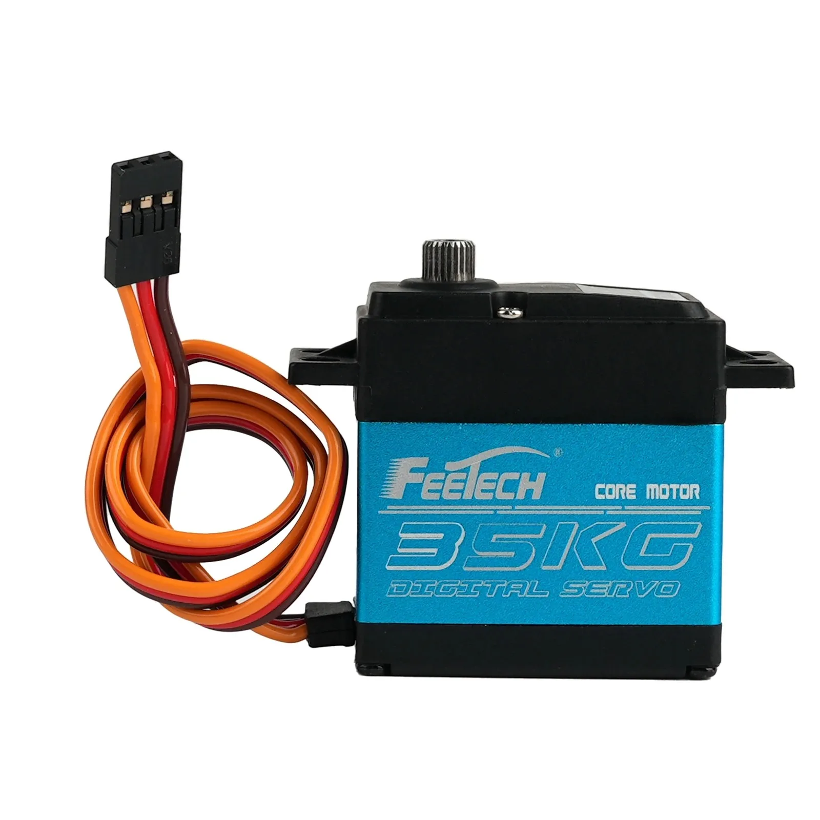 

Цифровой сервопривод Feetech FT5330M 35 кг, водонепроницаемый IP54, с металлическим редуктором, 180° ° Высокомощный двигатель с высоким крутящим моментом для радиоуправляемых самолетов, грузовиков и роботов