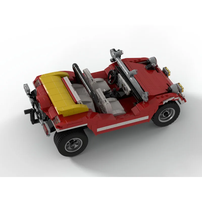 

MOC-149018 City New Classic Sports Car Building Block Model 860 Parts MOC Creative Boys Children's Birthday Christmas Toy Gift