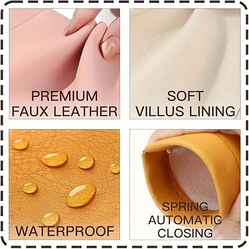 2 قطعة حافظة نظارات شمسية مغلقة أوتوماتيكية حقيبة تخزين النظارات مقاومة للماء غطاء حماية حقيبة تخزين النظارات