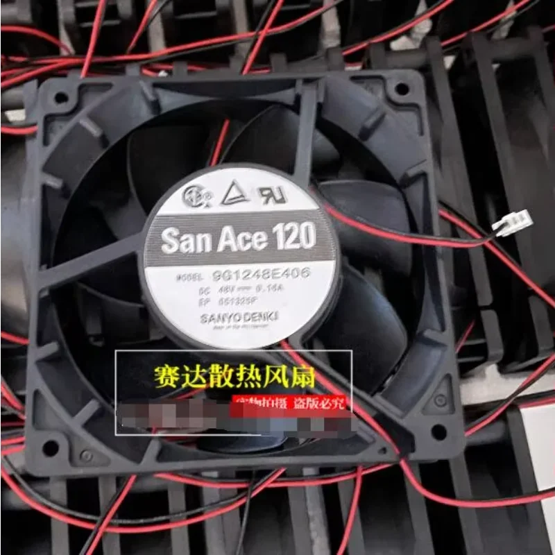 

Вентилятор охлаждения сервера Sanyo Denki 9G1248E406 DC 48V 0.16A 120x120x25мм, 2-проводной