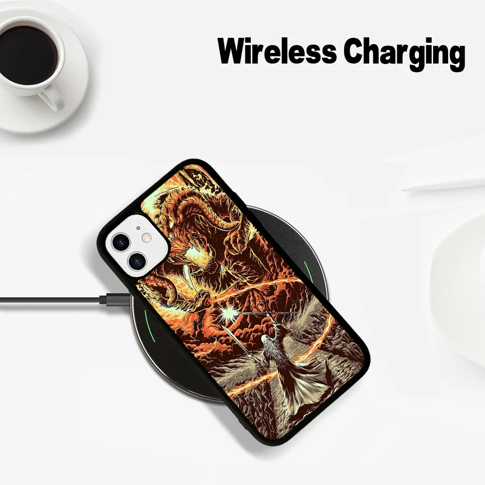 The L-Lord of the R-Rings  Phone Case Magnetic Case For iPhone 14 13 12 11 15 Pro Max Plus Mini For Magsafe Wireless Charge Cove