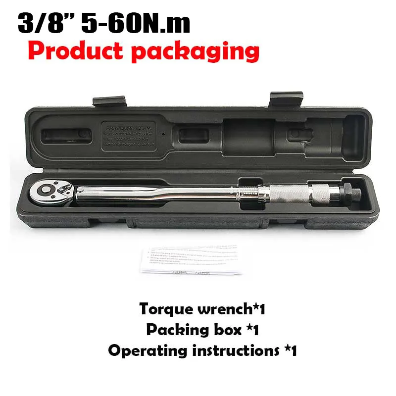 5-60n. m Drehmoments chl üssel 3/8 ''Vierkant antrieb vor eingestellte Fahrrad drehmomente Schlüssel Zwei-Wege-Ratsche Auto Fahrrad Auto Handwerkzeuge – Detail 14