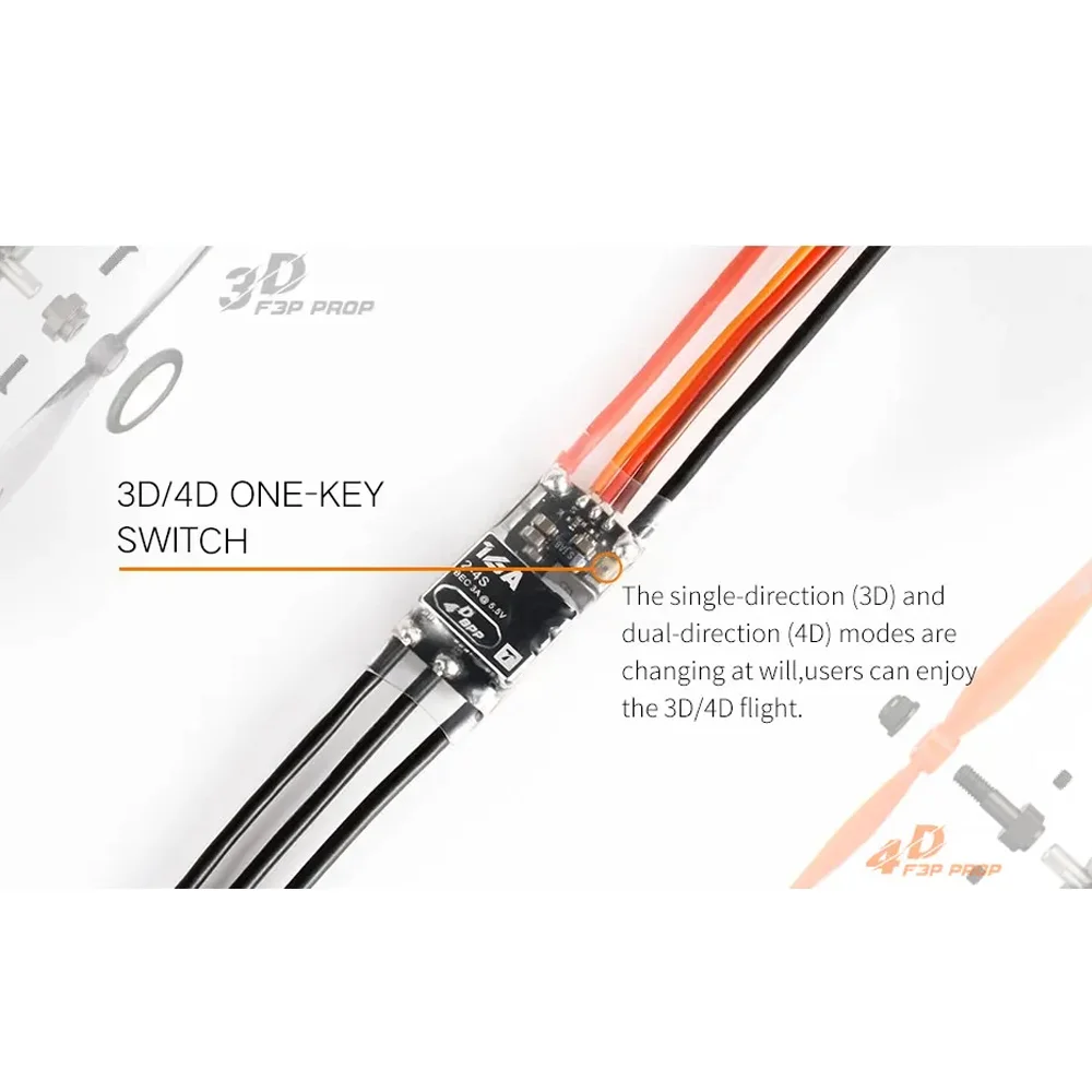 

T-MOTOR AM16A 16A 2-4S F3P ESC Stable Electronic Speed Control for FPV Drone Builders and F3P Flight Enthusiasts