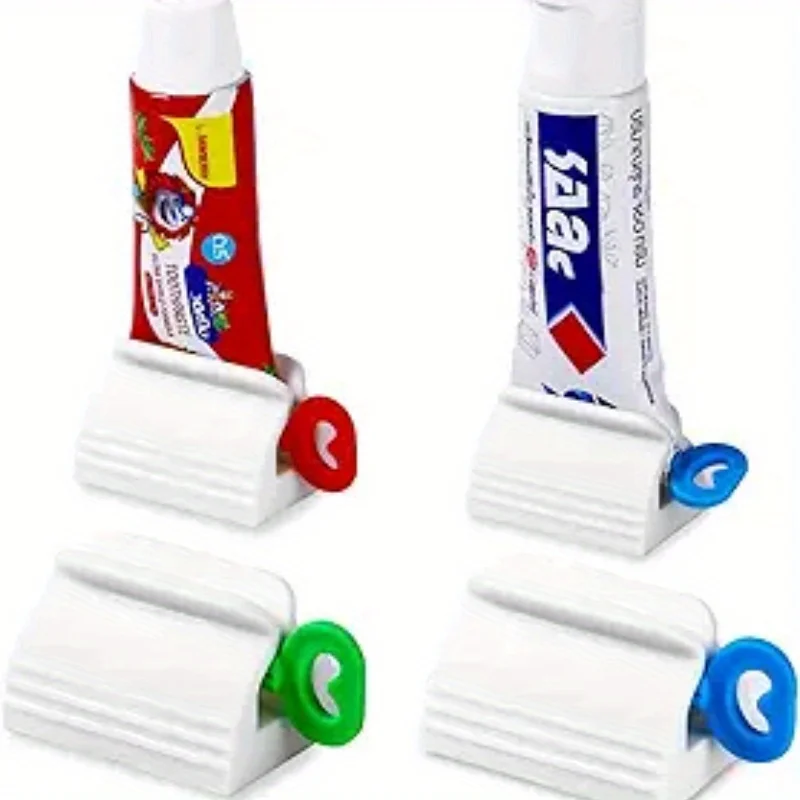 1 unidad de tubo rodante de pasta de dientes, pasta de dientes, soporte para asiento, dispensador de pasta de dientes girator...