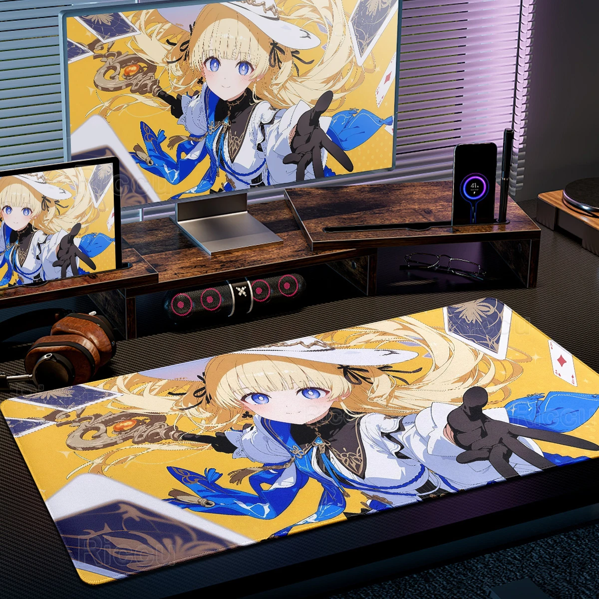 New Wuthering Waves Aemeath Phoebe Mouse Pads Laptop Anime Gaming Keyboard Rug Extended Desk Mat PC Gamer Cabinet Anti-slip Mats