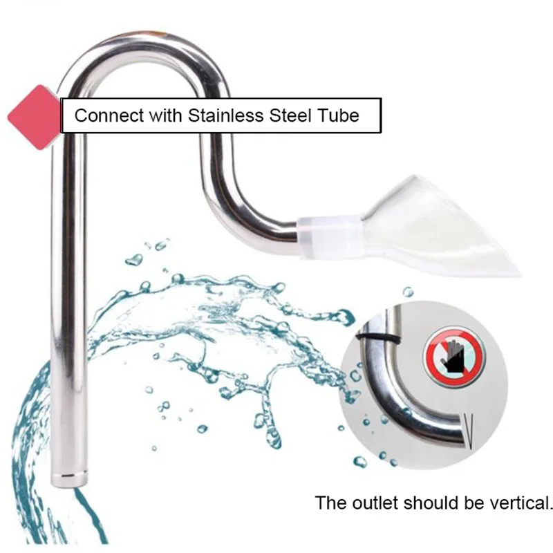 Acrylic  Aquarium Fish Tank Water Pump Filter Water Outlet Nozzle Return Pipe Fitting Aquarium Accessories 360 Degrees