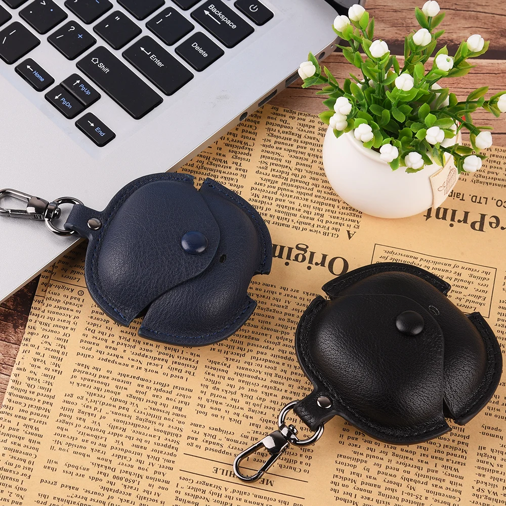 حافظة جلدية ريترو لهاتف Xiaomi Redmi Buds 6 Lite غطاء على طراز الأعمال سماعات أذن لهاتف Redmi Buds6 Lite سماعة شل مع خطاف