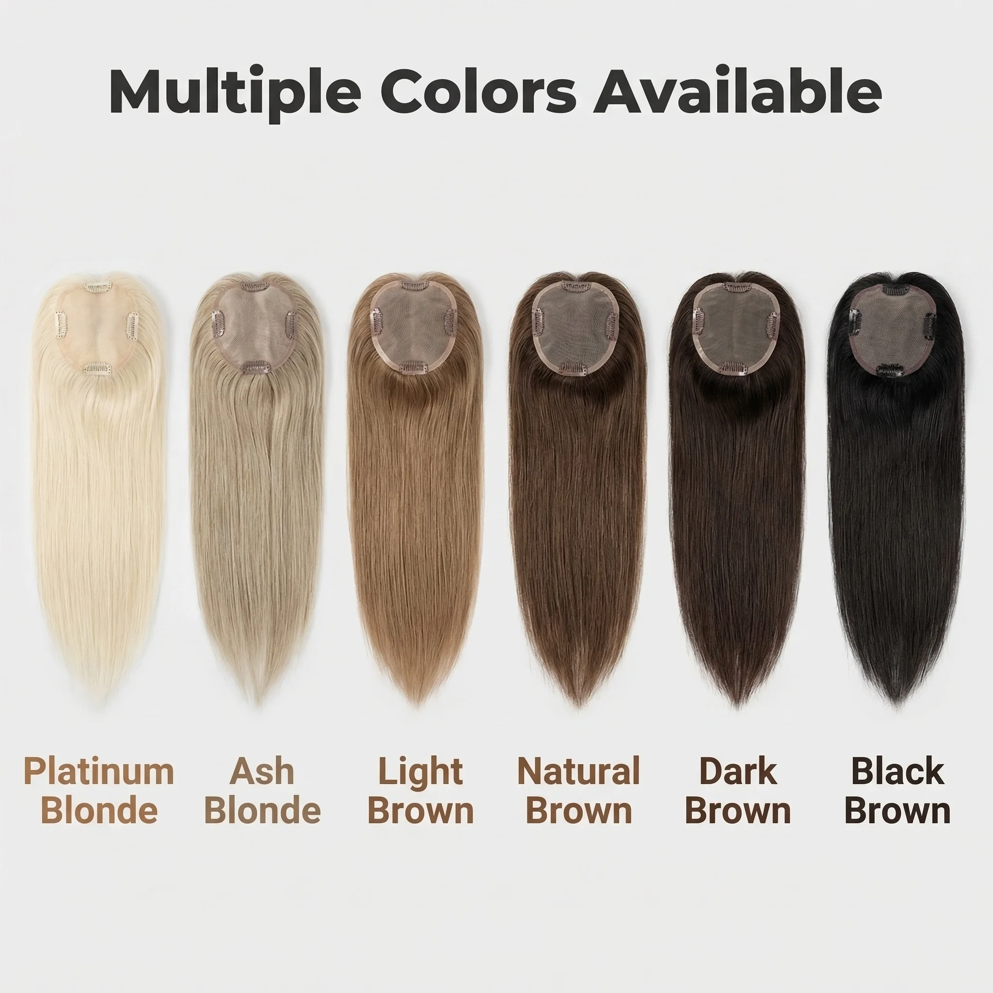 Picture 3: Premium Mono Topper | 100% Virgin Hair | High Density | No Shedding | Wide Range of Colors & Sizes