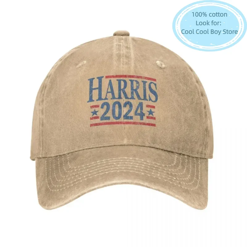 

Retro Vintage Kamala Harris 2024 Baseball Cap Unisex Distressed Washed Snapback Cap Joe Biden Outdoor Activities Hats Cap