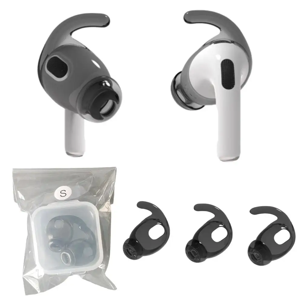 Sports Ear Hooks For Apple AirPods 4 Transparent Ear Holder Covers Grip Eartips Anti Slip Soft TPE Headphone Earbuds Access C4A1