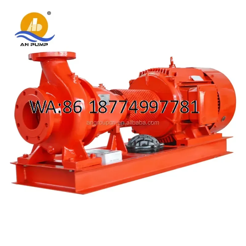 custom High Pressure Stainless Steel Body Horizontal End Suction Fire Pump