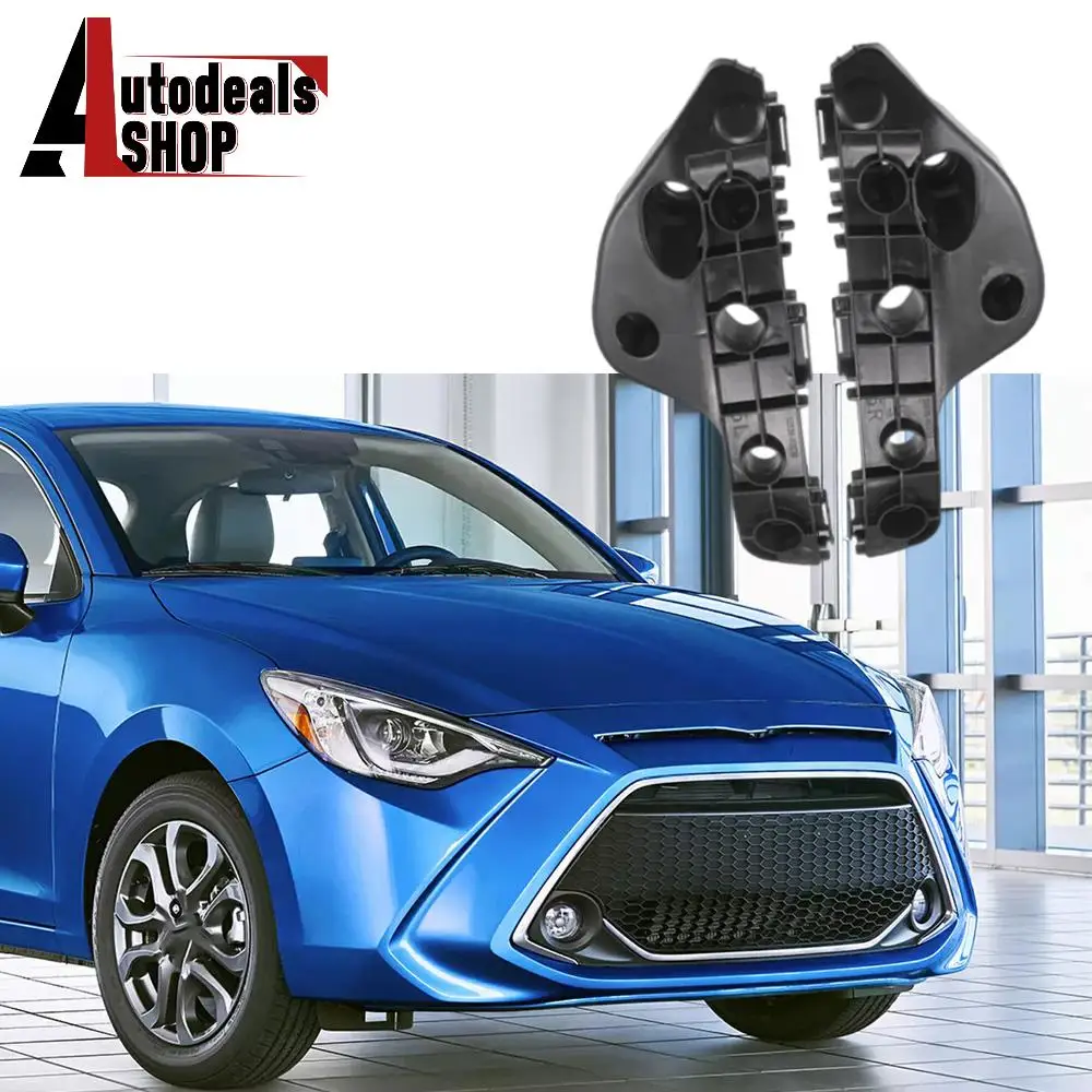 

Pair Left Right Front Bumper Support Bracket for Toyota Yaris 2016 2017 2018 2019 2020 525360D230 525350D230