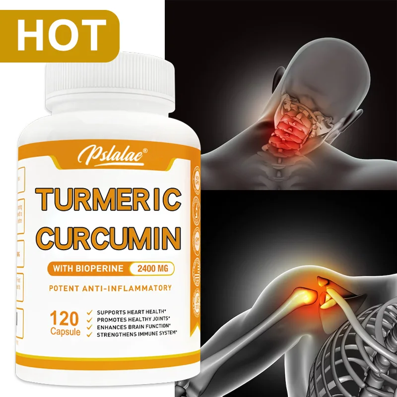 

Turmeric Curcumin - Supports Joint, Digestive and Immune Health, Improves Absorption, Relieves Joint Pain, Antioxidant, Non-GMO
