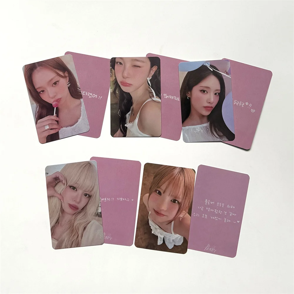 Fromis_9 Concert NOW TOMORROW Card Attendance Membership Card Double Sides Bright Film LOMO Card Roh Jisun Fans Collection Gift