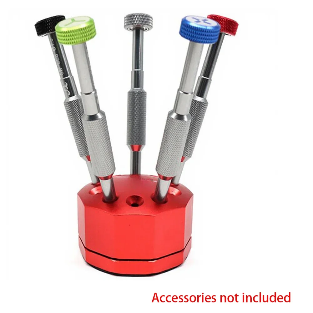 360 Degree Rotating Storage Box For Screwdrivers And Small Tools With Anti Slide Base For Benchtop Workshop Organization
