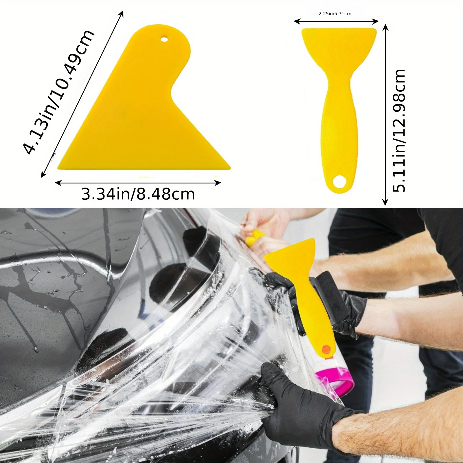 مجموعة أدوات لف السيارة من الفينيل ، ممسحة دقيقة ، أدوات تشذيب الحواف ، أدوات تلوين ، تشطيب احترافي ، 13 صى