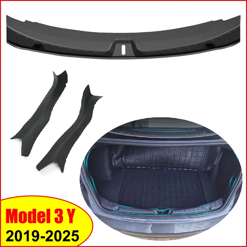 

Trunk Sill Protector for Tesla New Model Y Juniper 2025 Model 3 Highland 2024 Rear Bumper Guard Cover Mat Cargo Pad Anti-scratc