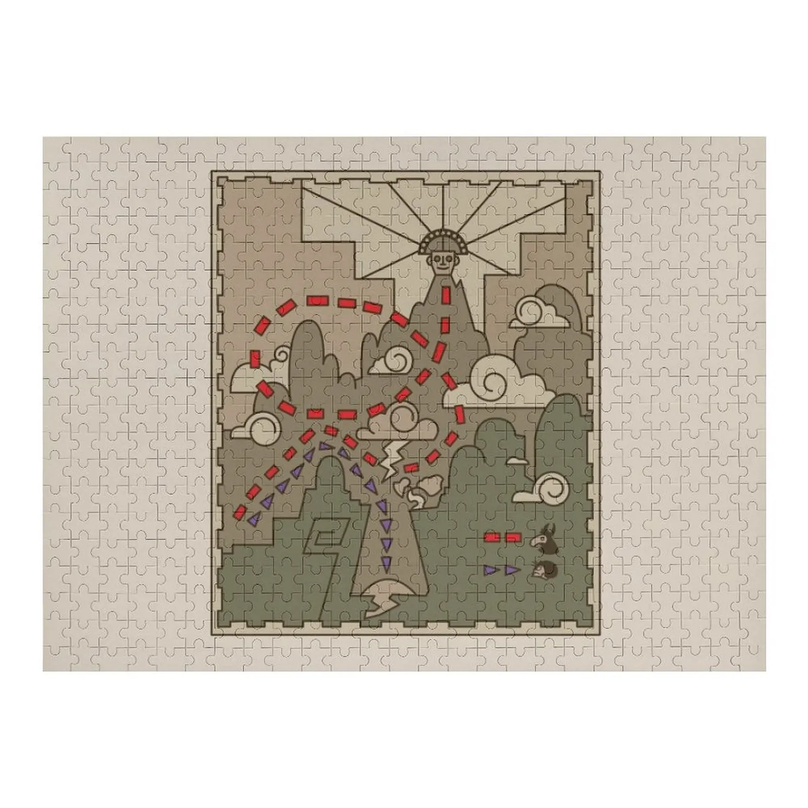 

Kuzco Map Jigsaw Puzzle Custom Child Wooden Name Custom Puzzle