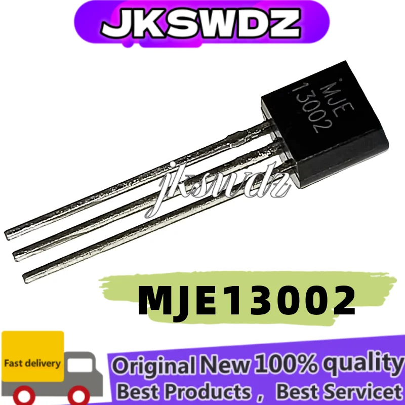 

50PCS 100% NEW MJE13001, MJE13002, MJE13003, MJE 13001, 13002, 13003 TO92
