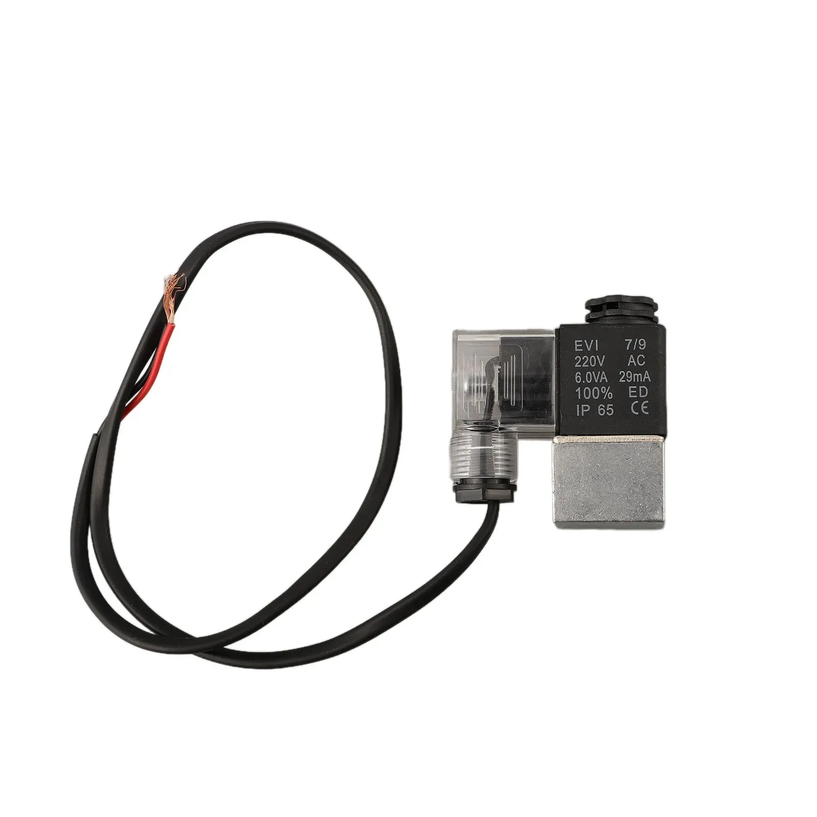 220V Solenoid Valve Exhaust Check Valve Industrial Equipment Reliable Solenoid Valve For Air Compressors About 60 Cm Lead-length