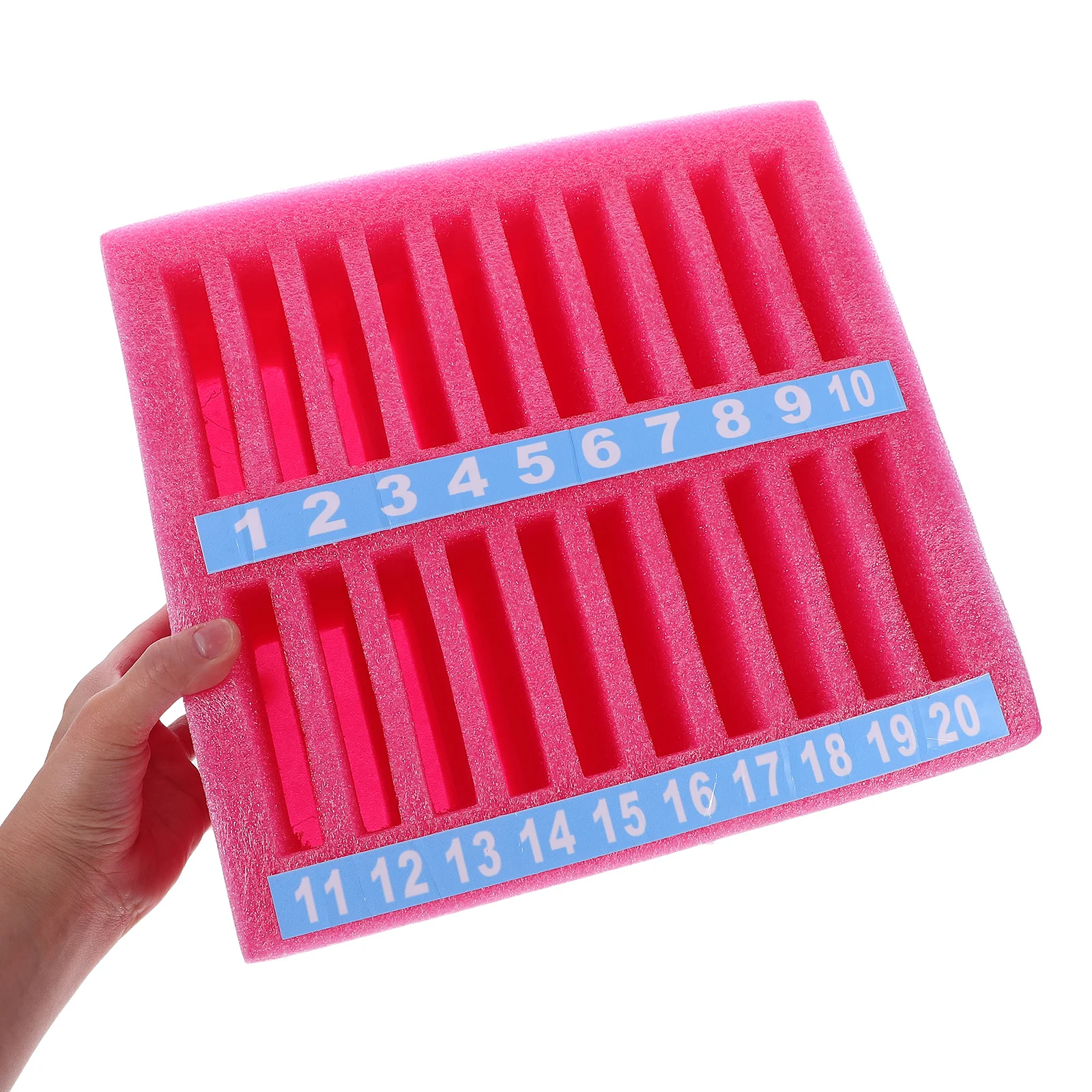 

20-сеточный противоударный пенопластовый держатель для сотового телефона, органайзер для хранения для класса, офиса, конференц-зала, настольный держатель для мобильного телефона, классная комната