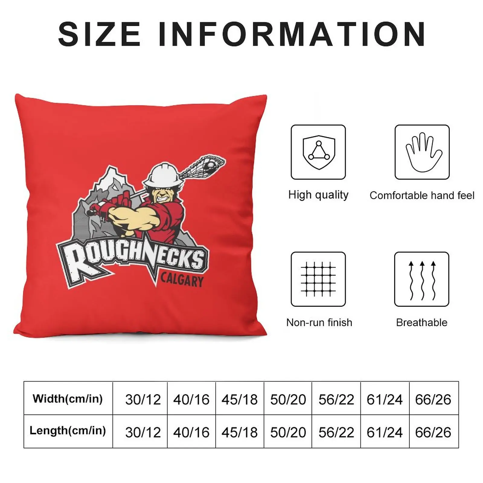 Calgary Roughnecks Throw Pillow New year christmas pillowcases pillow pillowcase pillow