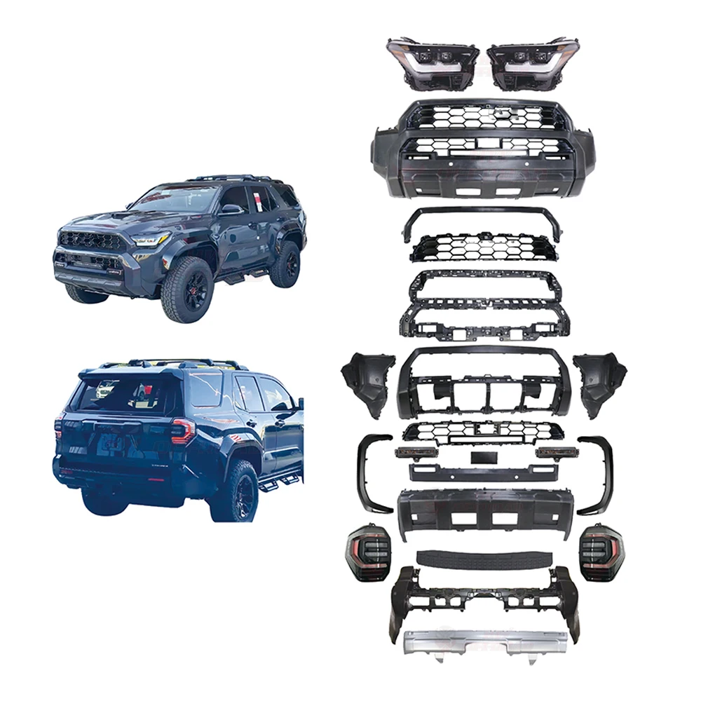 High-Profile Upgrade Wide Body Kit for  4Runner 2025 2026 TRD Pro LTD SR5 Model Bumper Grille Taillamp Headlamp Bodykit