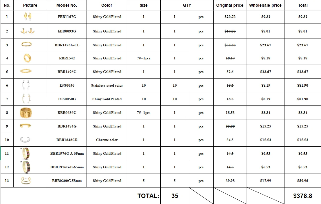 

Customization Order For Ring Or Bracelet