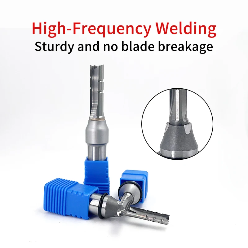 CHOWMASTER 3 Flutes TCT Straight Router Bit 3 Blades Cutting CNC Carbide Milling Cutter for Wood MDF Multilayer Particle Board