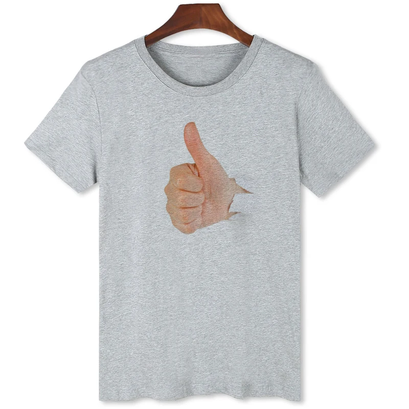 Great Job Thumb T-shirt Original Brand Men's Tshirt New Style Summer Casual Tees Tops B1-150