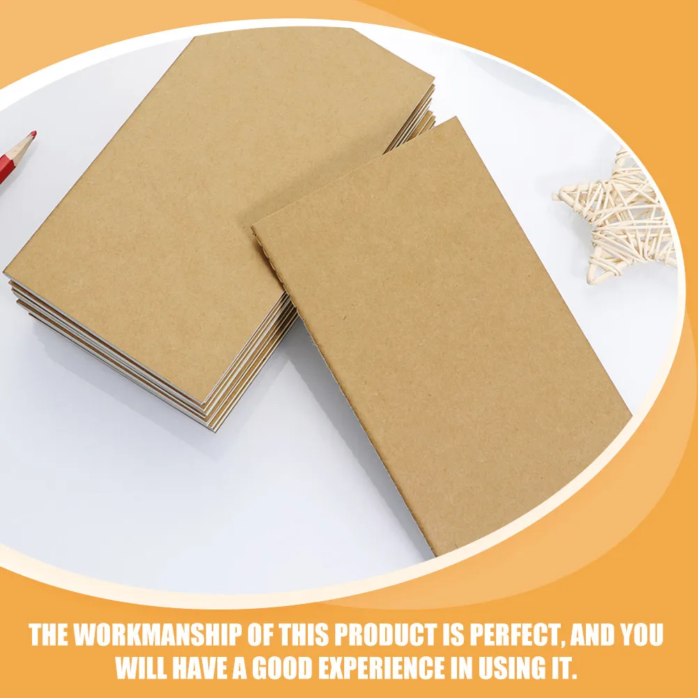 15Pcs Blank Journal Vintage Style Multipurpose Portable Daily Schedule Notebook Creative Writing Notepad for Students Travelers