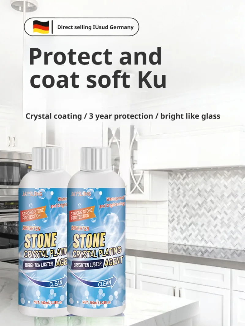 Quartz stone kitchen countertops stone crystallizer cleaning brightener repair tile scratches sta