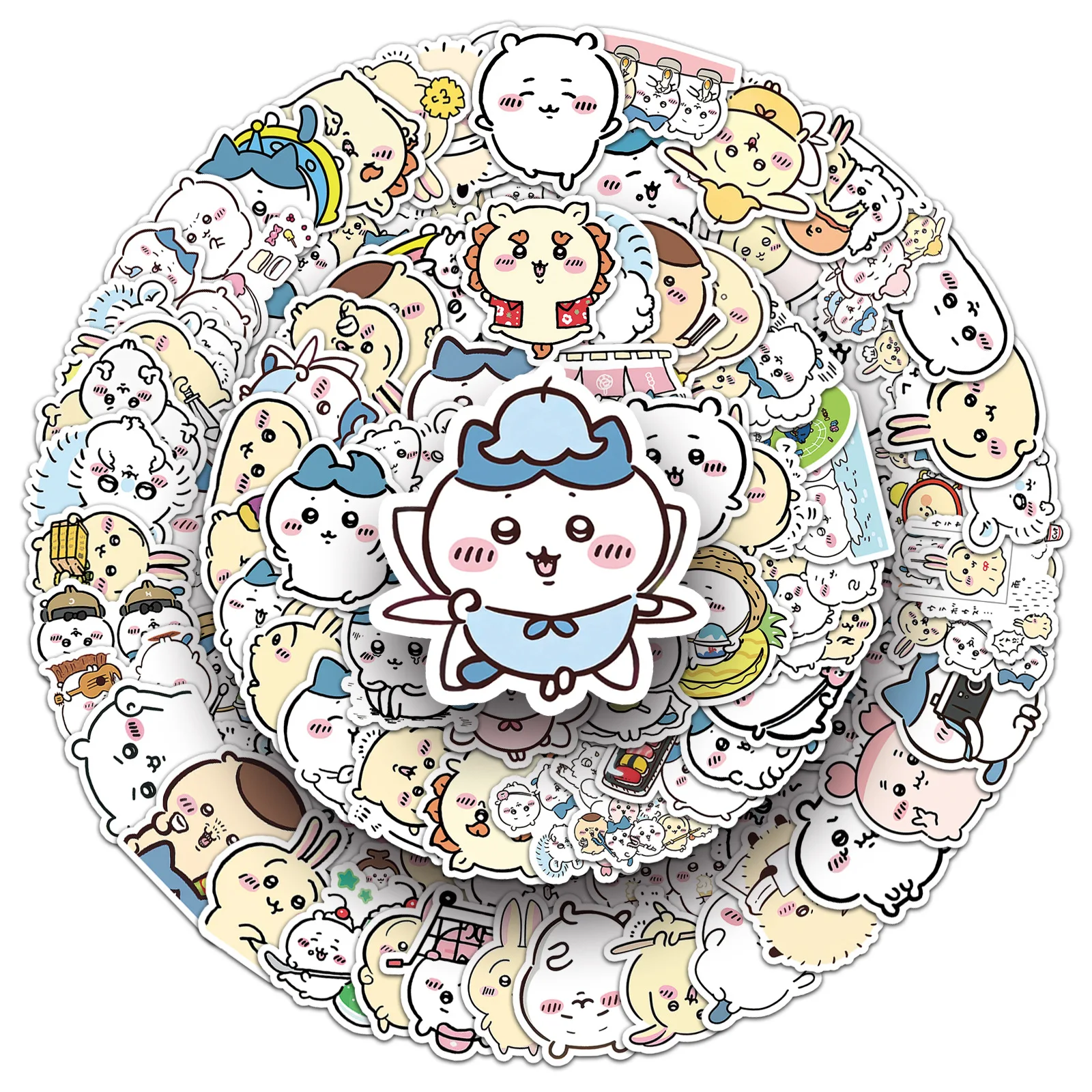 10/30/50/101PCS Kawaii Chiikawa Sticker Cartoon Cute Graffiti Decoration Water Cup Phone Case Luggage Waterproof Decal Kids Toy