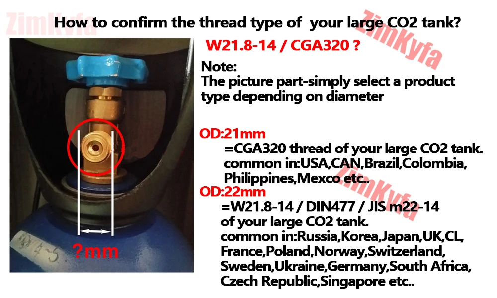 CO2 Cylinder Refilling Station for Sodastream Charging Adapter 1.5m Steel Braided Hose W21.8-14|DIN477|CGA320