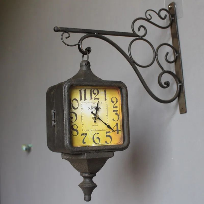 Vintage Fashion Wall Clocks Digita Living Room Silent Nordic Wall Watch Chinese Style Silent Horloge Murale Home Decoration