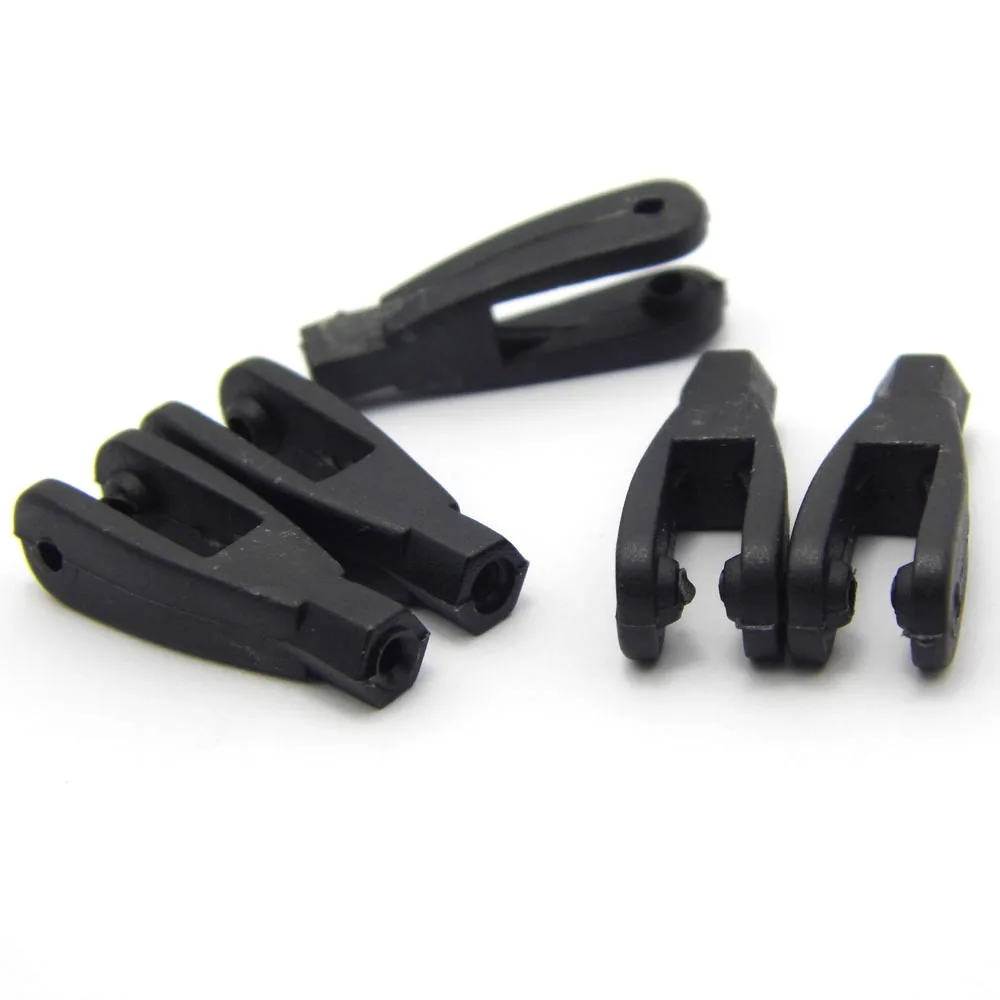 10PCS M2 M2.5 Linkage End Nylon Clevis 2mm 2.5mm Tie Rod End Servo Horn for DIY RC Airplane Fixing Wing KT Model